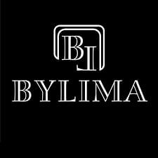 BYLIMA logo featuring interlocking B and L letters in a rectangular frame on black background